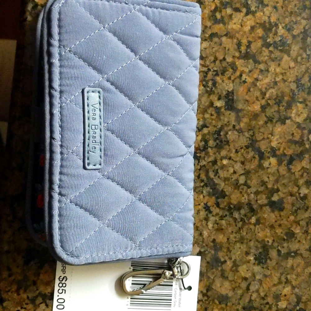 Beans new Vera Bradley RFID small bifold wallet